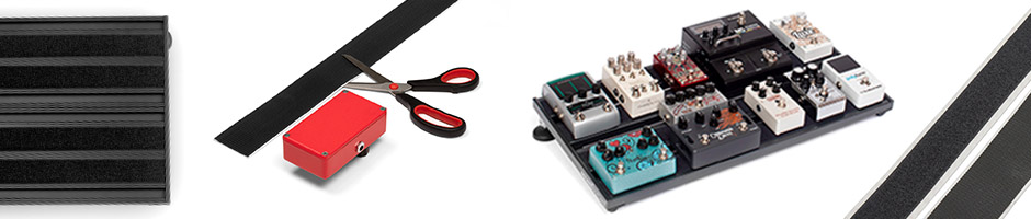 Hook and loop and velcro pedalboards
